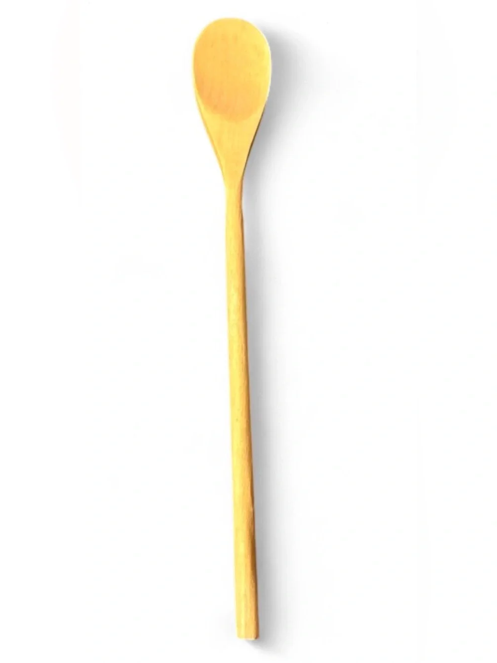 Handmade cottagecore bamboo spoon with wood-burned designs